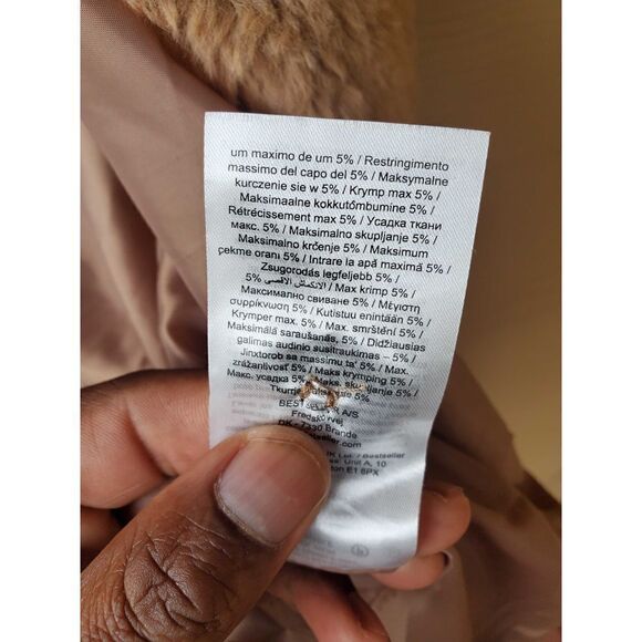 Vero Moda Faux Fur Short Teddy Jackets size X-Small - Picture 4 of 7